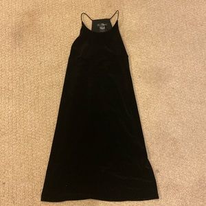 aqua velvet dress